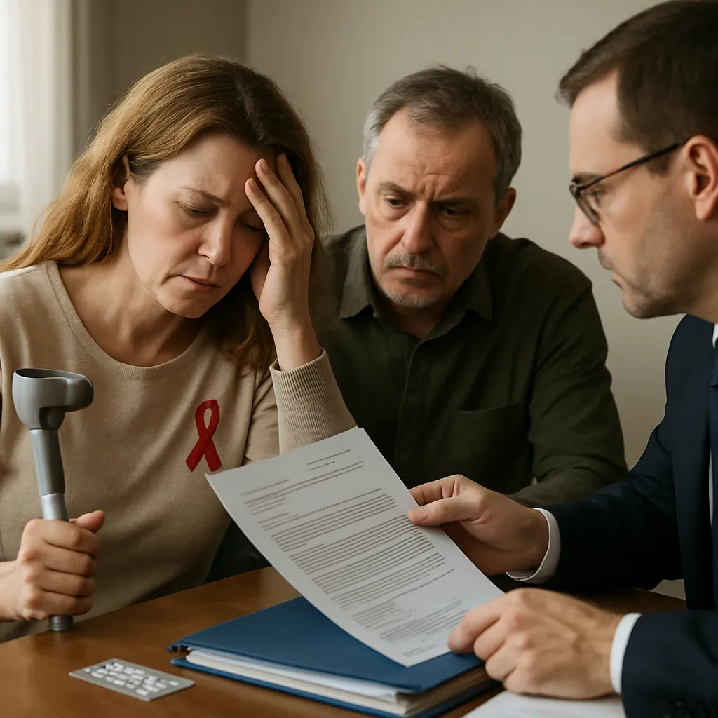 VIH/SIDA estadio C vs B infecciones oportunistas que dan incapacidad
